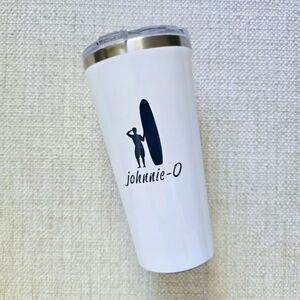 Johnnie-O Branded Corkcicle Insulated Tumbler 16 Ounce White 2116GW